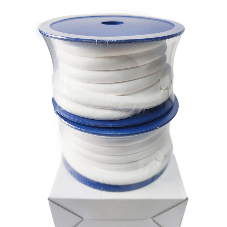Заводская цена белый Расширенный PTFE круглый уплотнительный шнур веревка