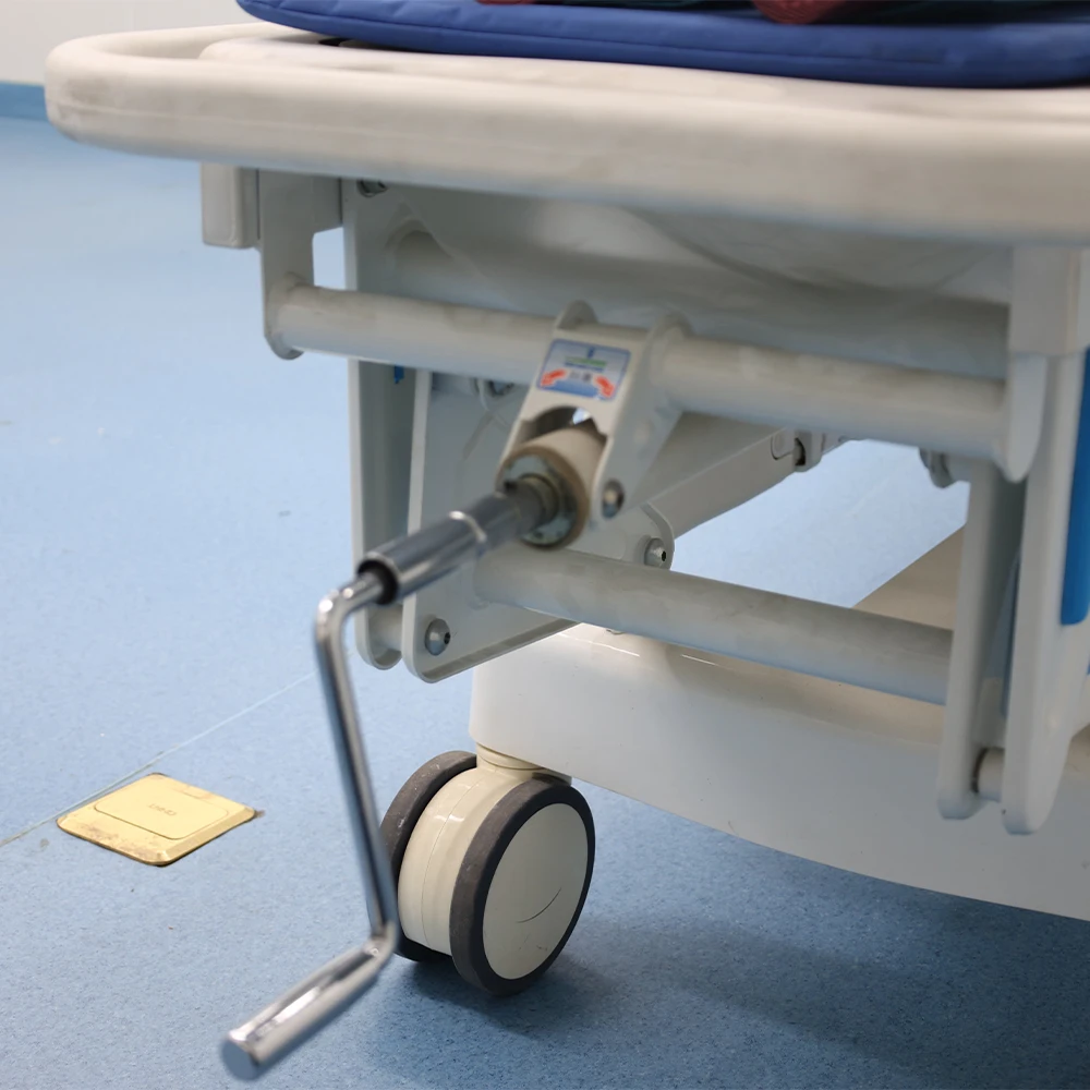 Hospital Equipment G42  Luxurious ABS Emergency Ambulance Trolley Adjustable Hydraulic Manual Patient Transfer Cart