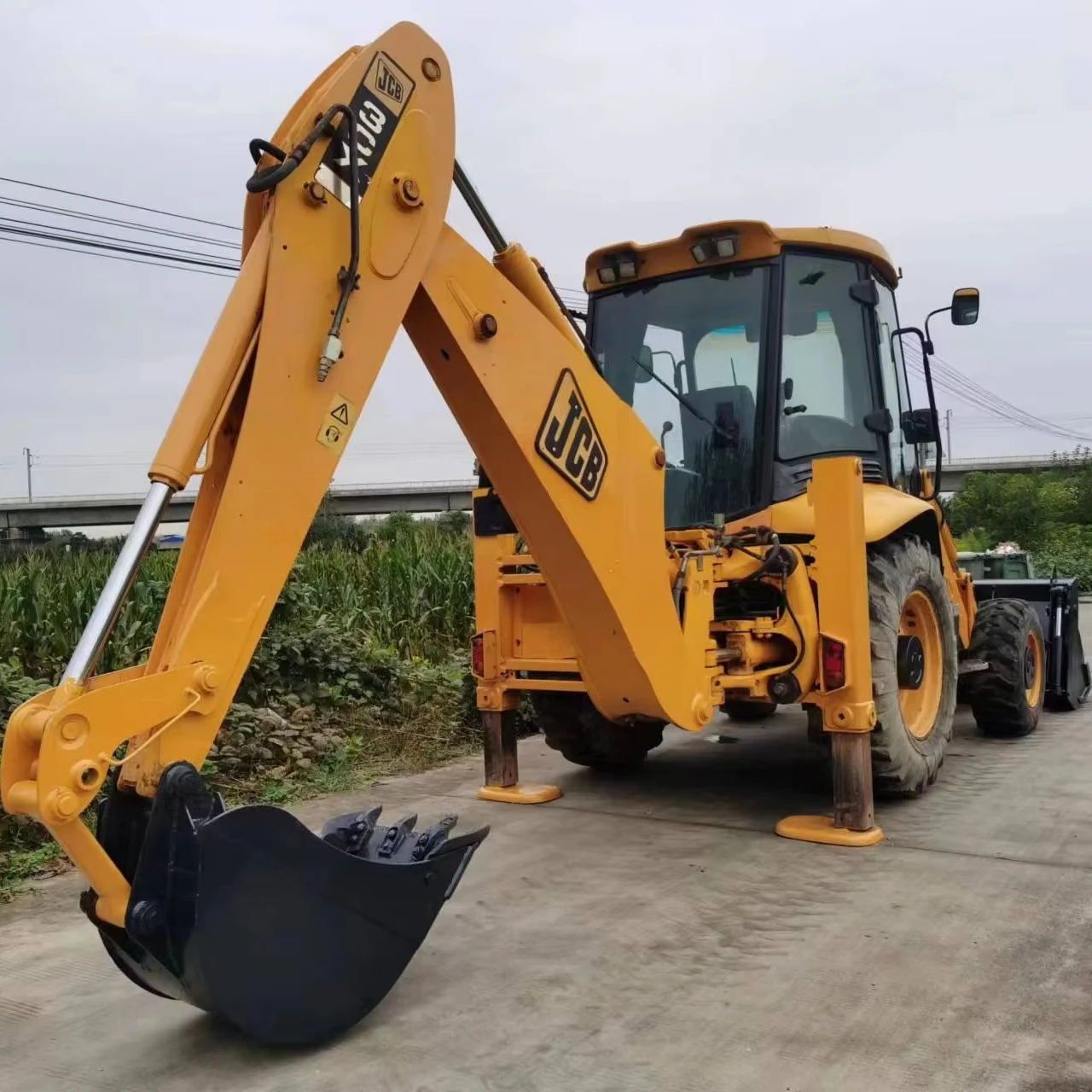 JCB 3CX для продажи подержанный экскаватор-погрузчик на Филиппинах Подержанный 4CX Ретро экскаватор
