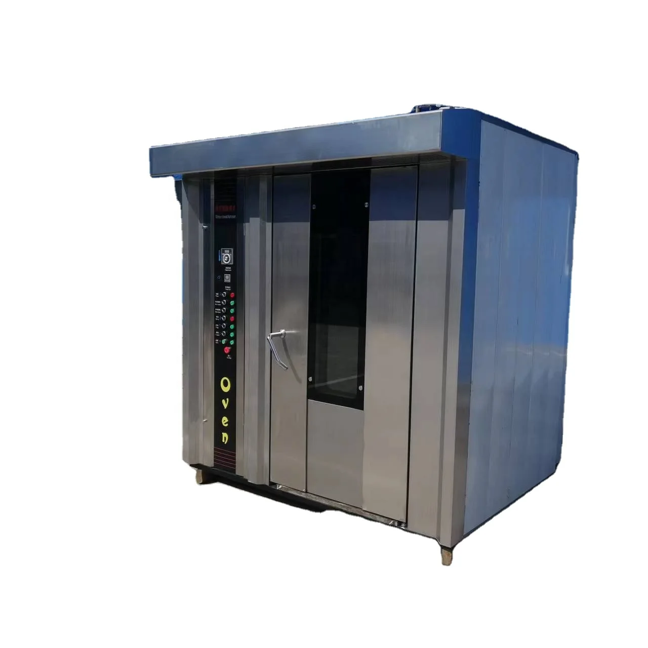 Commercial Bakery Electric Chapati Bread Chicken Rotisserie Rotary Oven /baguette Loaf Pizza Croissant Baking