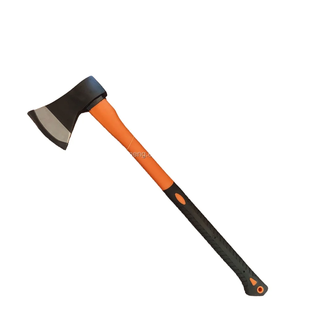 NSMTEC Industrial sharp cutting DIY hand tool 45#Carbon Steel A613 Axe Shock Reduction Grip TPR Handle