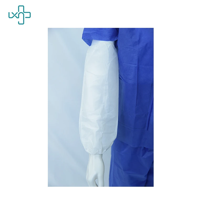 
Leboo Disposable House Cleaning Hospital PE Coated Nonwoven Sleeve Cover Waterproof 