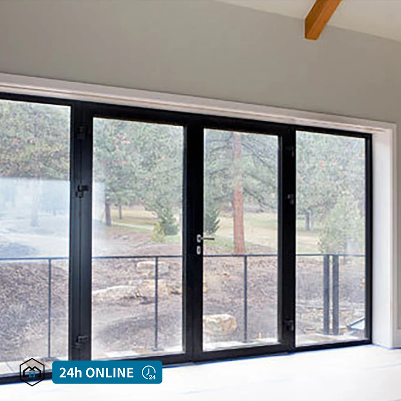 guangdong wholesale modern balcony metal frame glass patio door design doors and windows