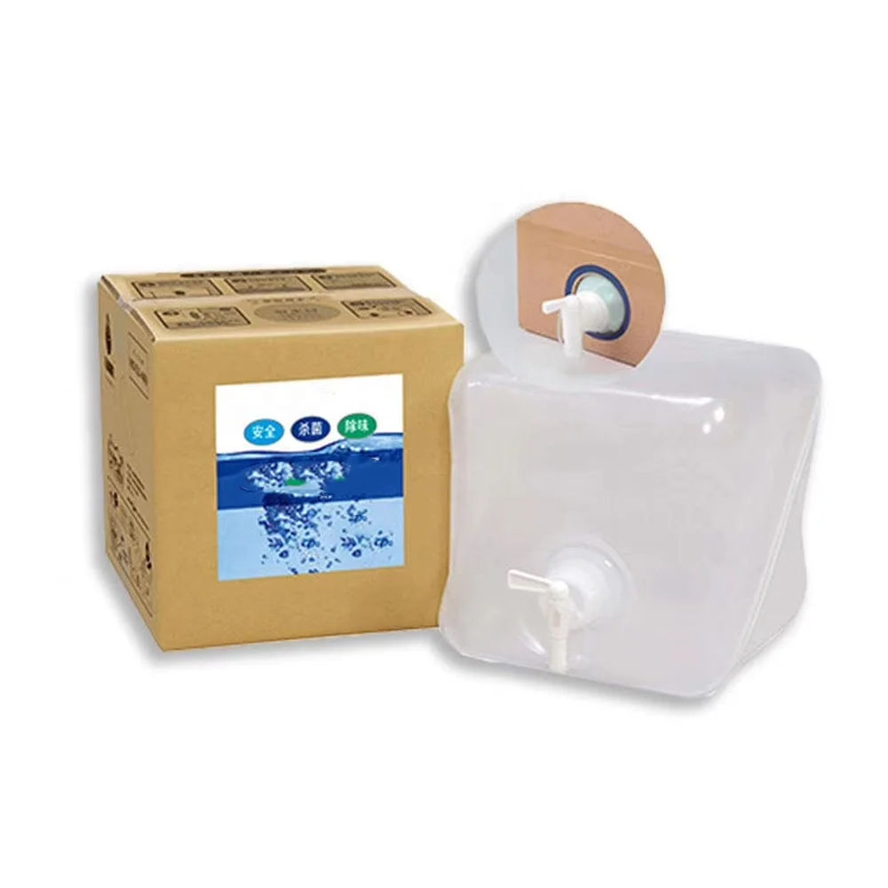 Food grade crush resistance cubitainer for Urea with faucet