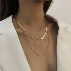 Kingyee Jewelry 2019 popular thin stainless steel womens necklace
