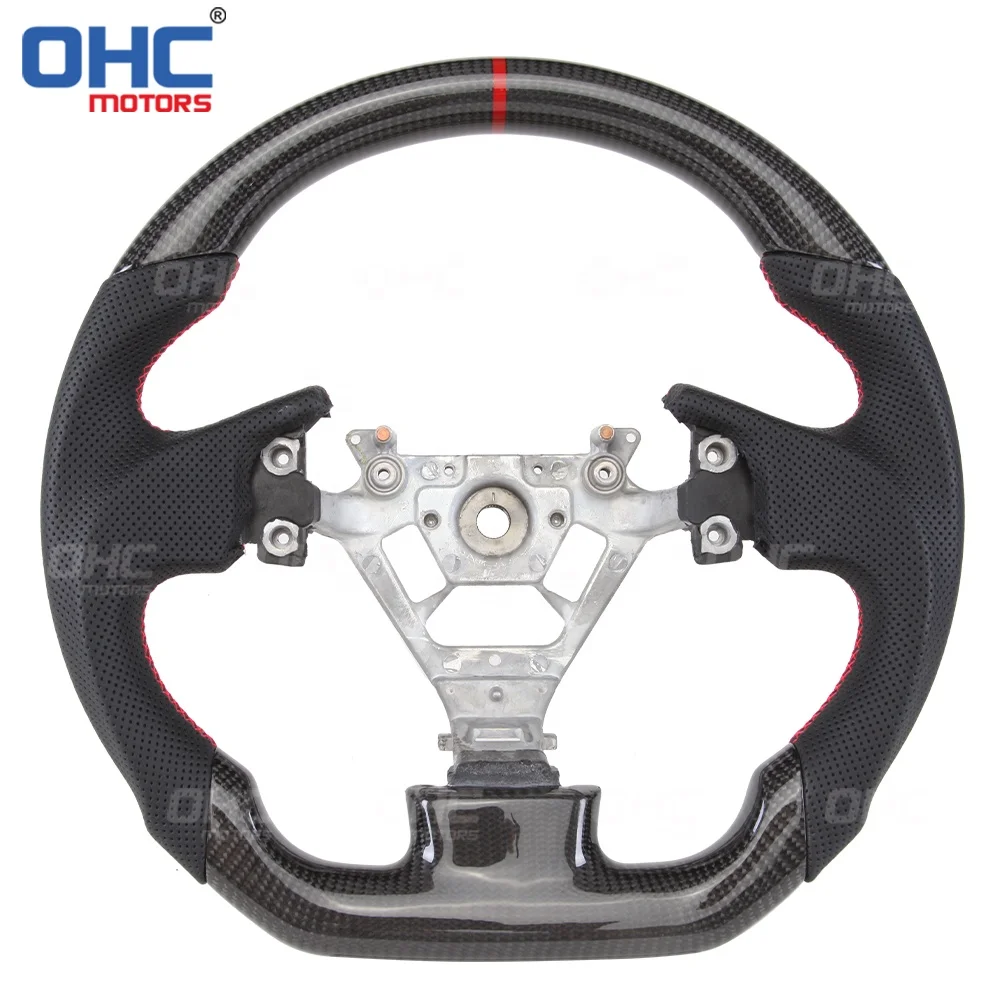 OHC Steering Wheel fit for Infiniti Coupe Sedan 2003 2007 2008 g35 carbon fiber steering wheel