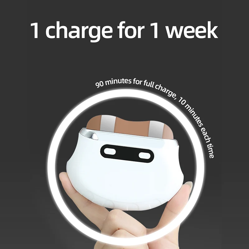 High Quality Facial Massage Electric Bian Stone Scraping Board Home Gua Sha Vibration Smart Face Lifting Portable Instrument