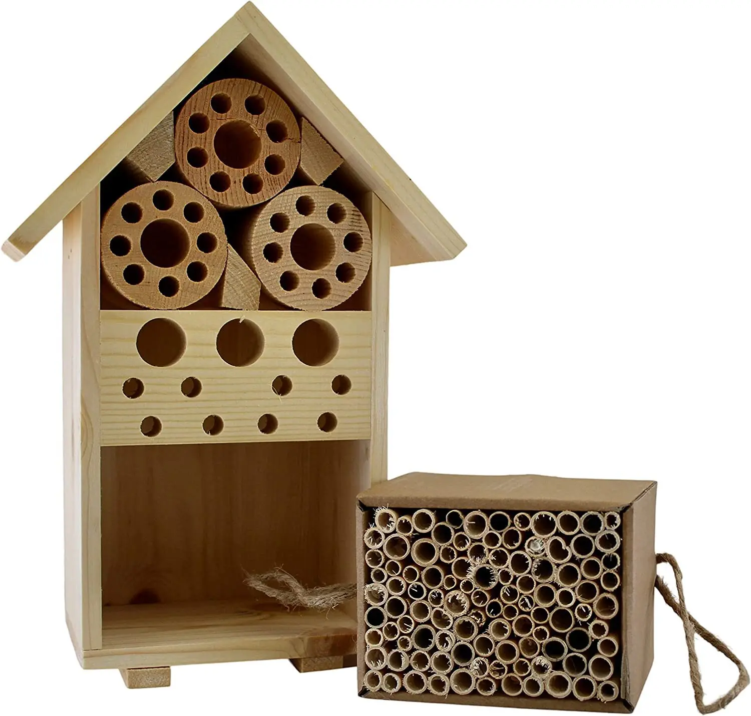 Wooden beehive insect Hotel Outdoor garden solid wood small bee house