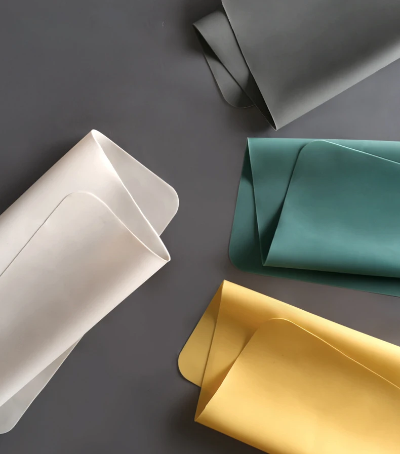 Customize size pastry cooking dog pet table paint art kitchen accessories 40x30 colorful trivet silicone drawing mat