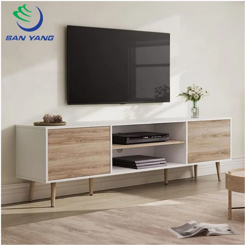 Simple TV Stand Wood TV Stands Wood Furniture for Living Room TV Stand Manufacturer for Wholesale