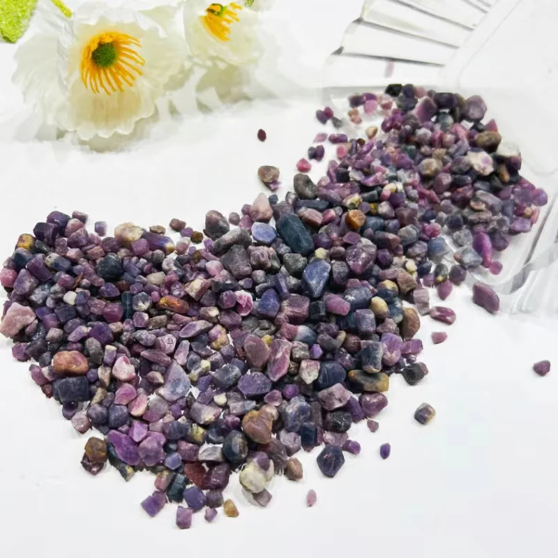 Wholesale  Natural  red corundum rough ruby stones raw material healing crystal stones for decoration