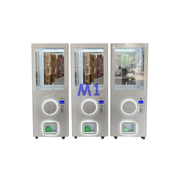 Automatic Gashapon Machine Commercial Metallic Coin Operated Surprise Egg Toy Lottery Draw Raffle Game Machine