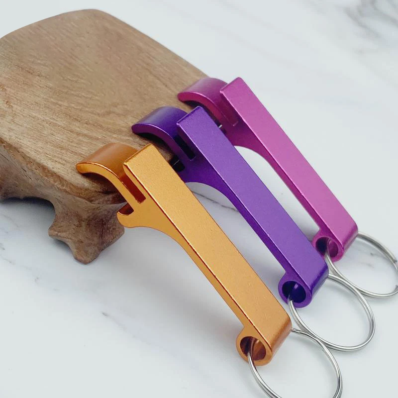 Aluminum Sales Wholesale Price Mini Wine Bottle Opener Abridor De Botellas Beer Bottle Opener Keychain