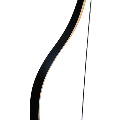 Archery wooden traditional long bow chinese one-pieces bow hunting bow and arrow