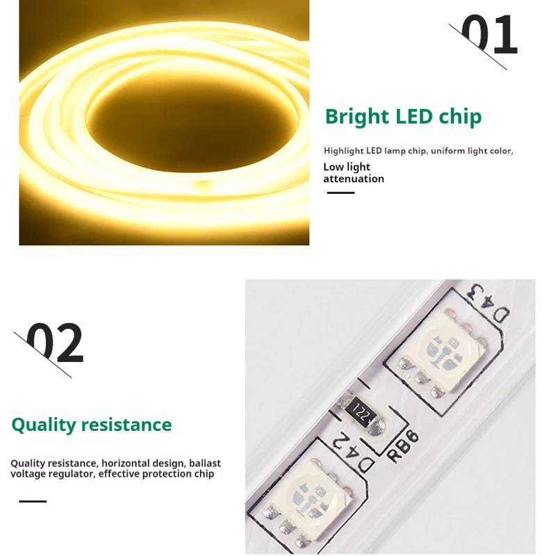 DC12V Neon LED Strip 120LEDs/M Flexible Rope Tube Neon Light Waterproof rgb strip lights For Home Decoration