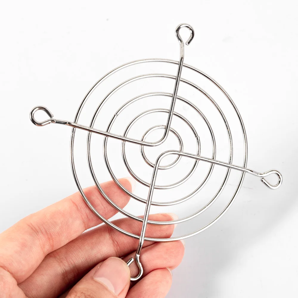 Пылезащитный фильтр для вентилятора из нержавеющей стали электрическая защитная решетка 80 мм металлическая постоянного тока оптовая