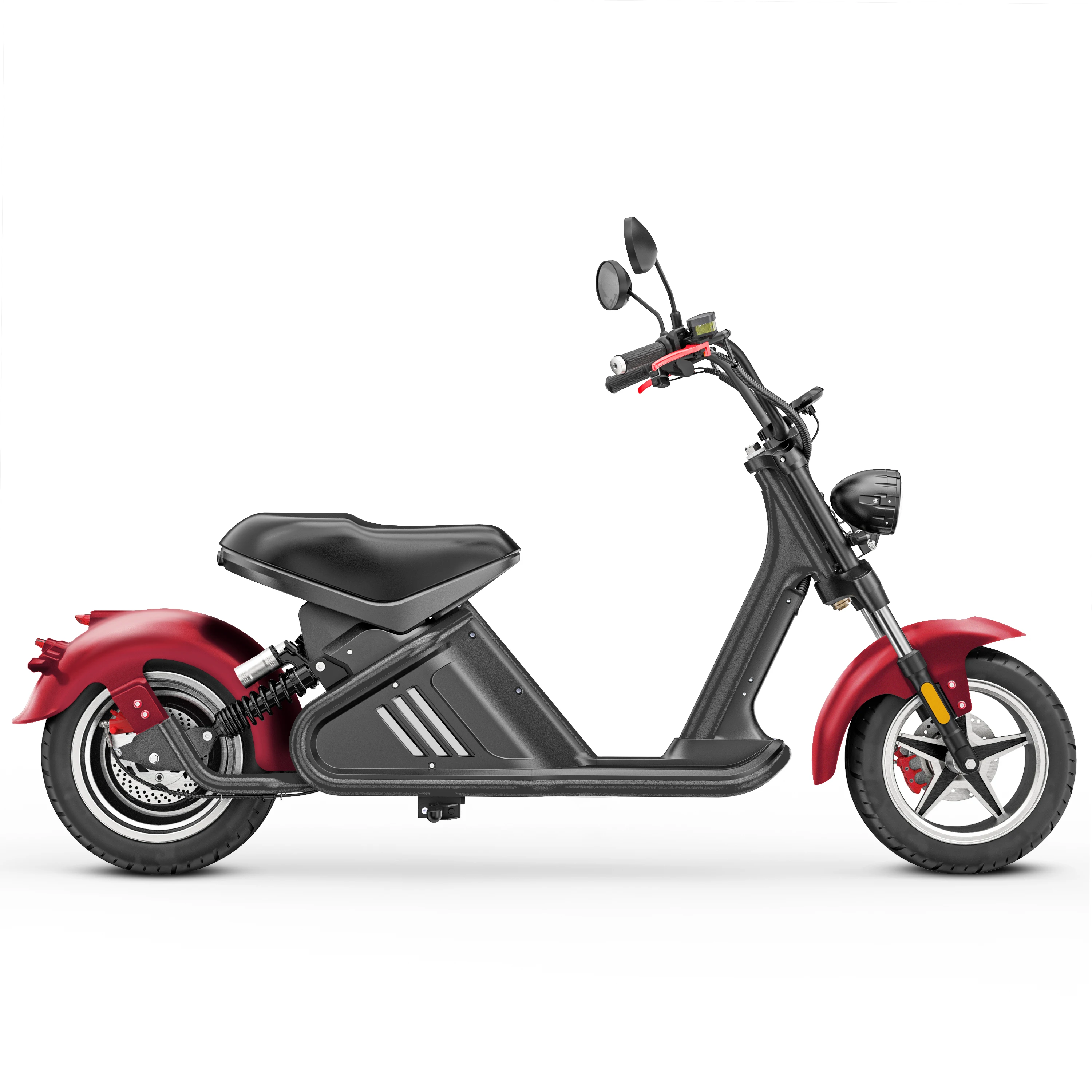 Eahora M2 EEC EU Stock Citycoco Electric Chopper 2000w 14 Inch Fat Tire Citycoco Electric Scooters Motorcycle
