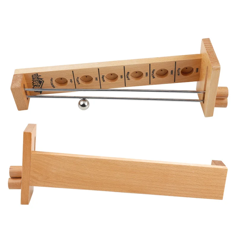 Wooden desktop Balance game Shoot the moon