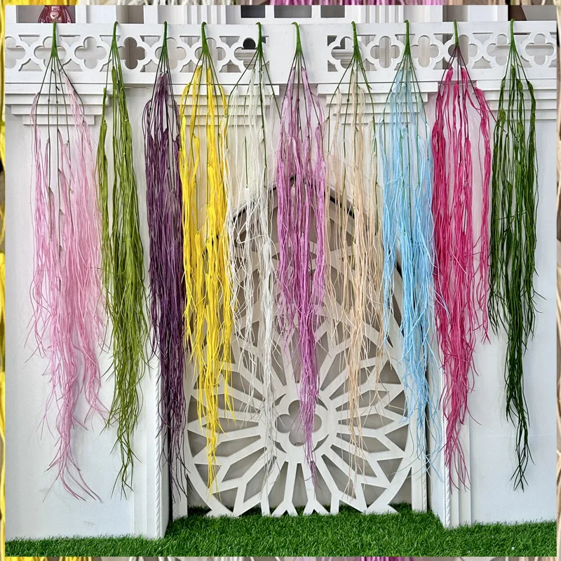 Factory direct sales Yucai thousands of wisps of wedding hall ceiling scenery flowers