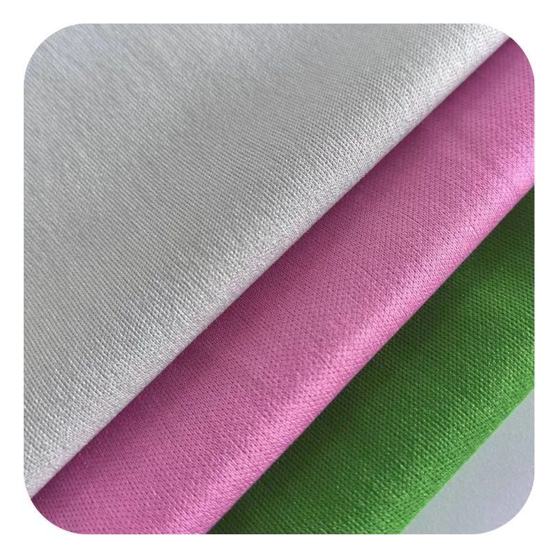 MY Knit Polyester Supplier 100%Polyester Interlock Fabric 75D/72F Interlock Plain Fabric For Sportswear and T-shirts