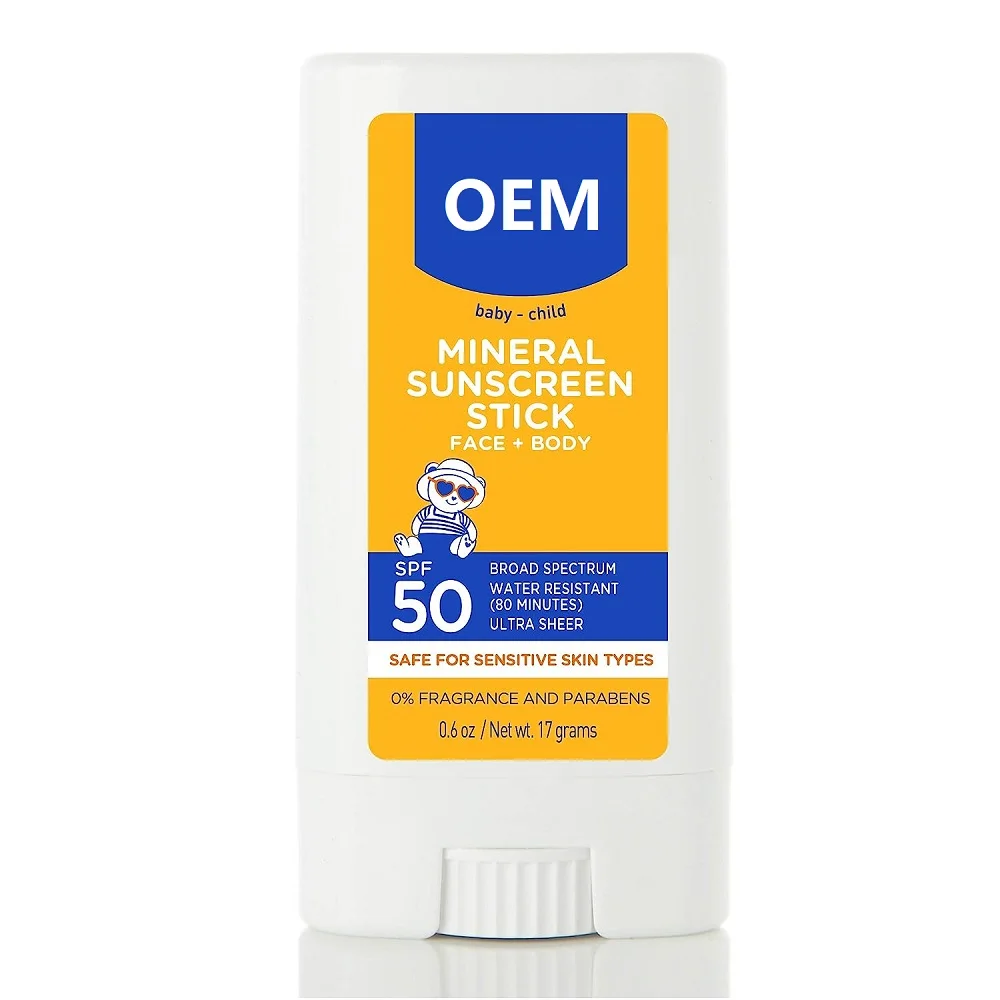 Минеральная Солнцезащитная палочка SPF 50 широкого