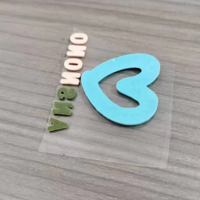 High quality mold patches labels logos silicone heat transfer silicon liquid printing inks for clothes