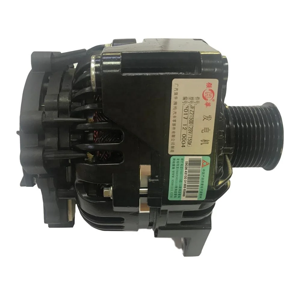 Air-conditioned Bus Alternator Generator Alternator Assembly Bus Diesel Engine 150A 1 Year,12 JFZ2150D Kinglong OEM Standard 28V