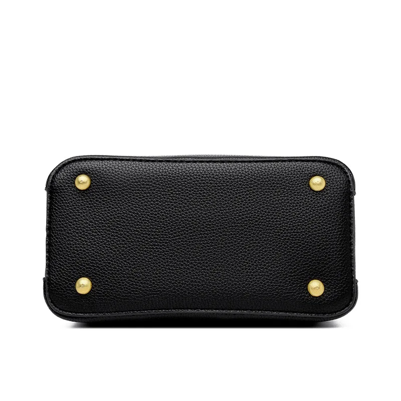 FANXI RTS 2024 Hot Sale Shiny Vegan Pu Leather Women Shoulder Tote Bag Hasp Ladies Handbag Sling Bucket Bags Luxury Hand Bag