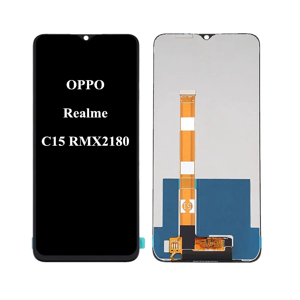 100% Tested 6.50 inch For OPPO Realme A3s A5 2020 LCD For OPPO Realme C15 RMX2180 LCD Display Touch Screen Digitizer Assembly