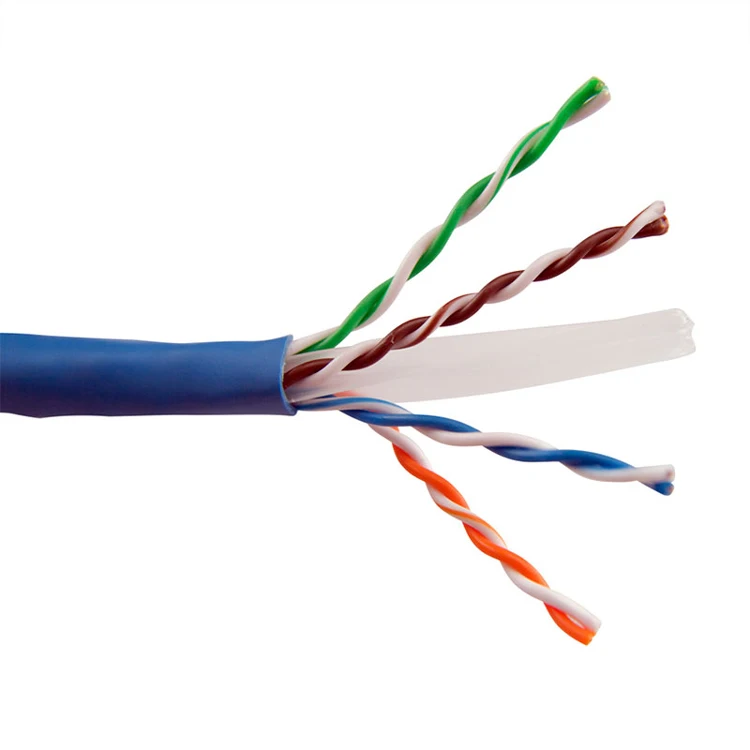 Китайский поставщик Ethernet-кабель Cat 6 UTP 23awg CCA CCAE неизолированный медный сетевой кабель 1G Cat6 305