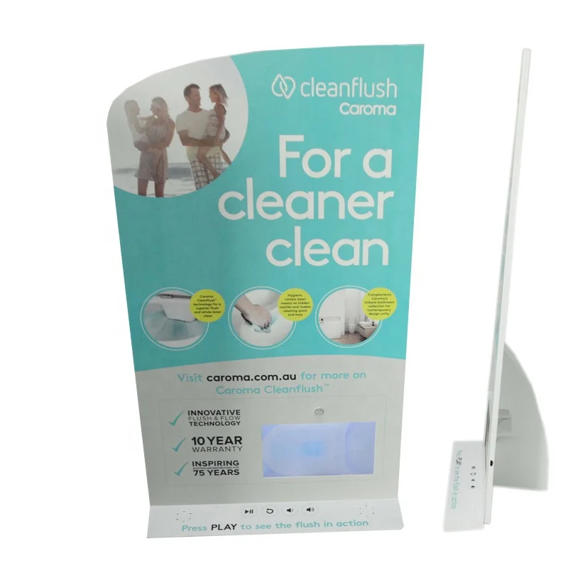 New Design Digital Signage display racks Lcd Video Player Mini Small Supermarket Shelf Advertising Display Screen