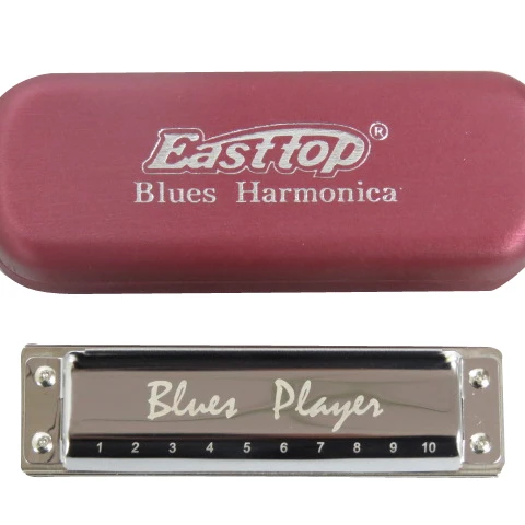  EASTTOP PR020W с ключом c 10 отверстиями 20 тонов гармоника Хроматическая деревянная расческа диатоническая для