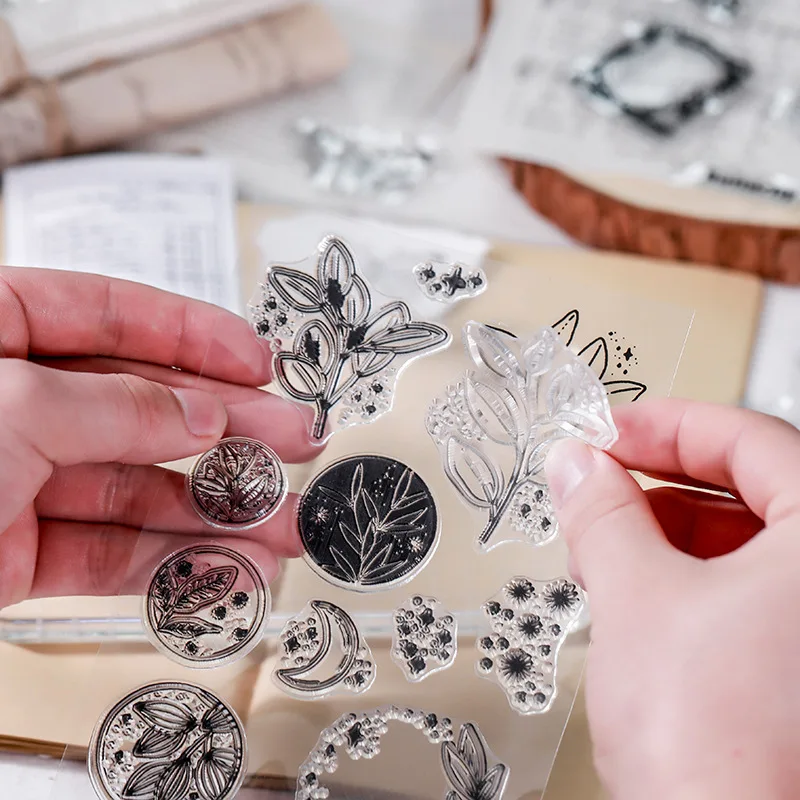 Transparent Clear Rubber Silicone Stamp for DIY Scrapbooking Photo Album Decorative