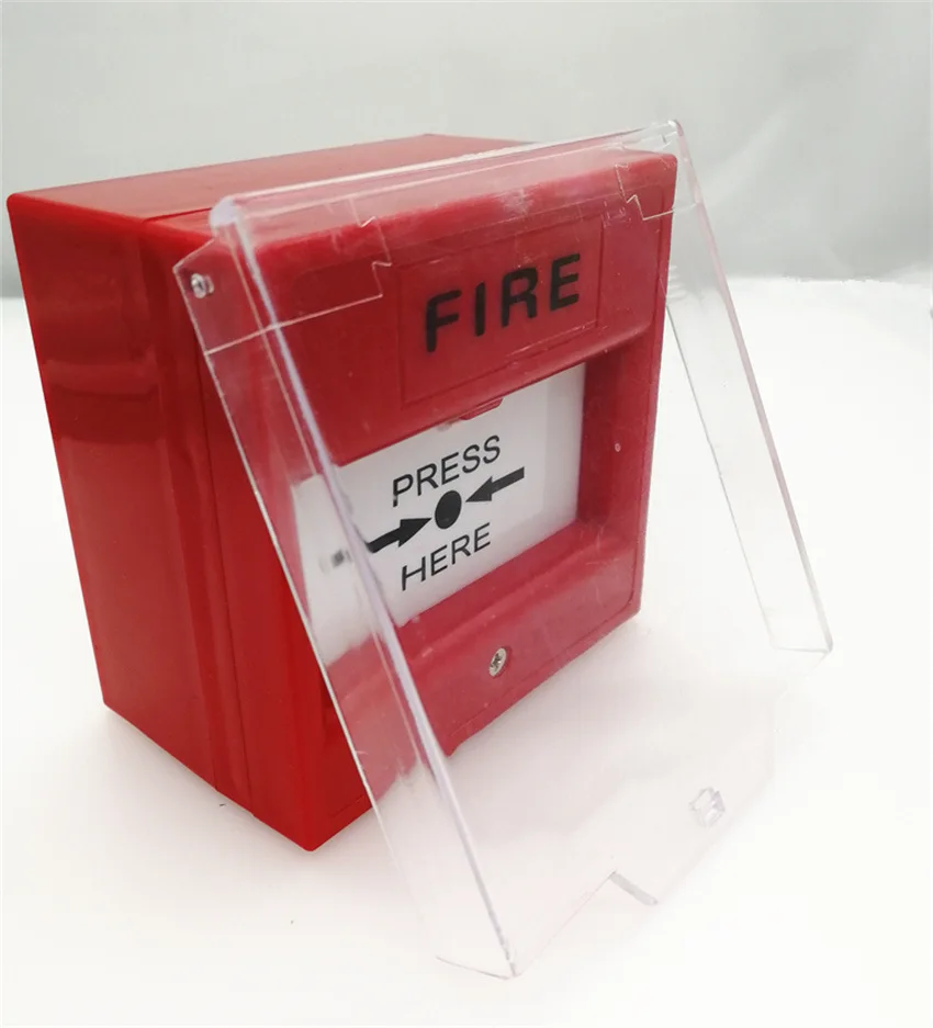 Fire Alarm Emergency Button 24vdc Conventional Non-addressable Led Indication Resettable Manual Call Point