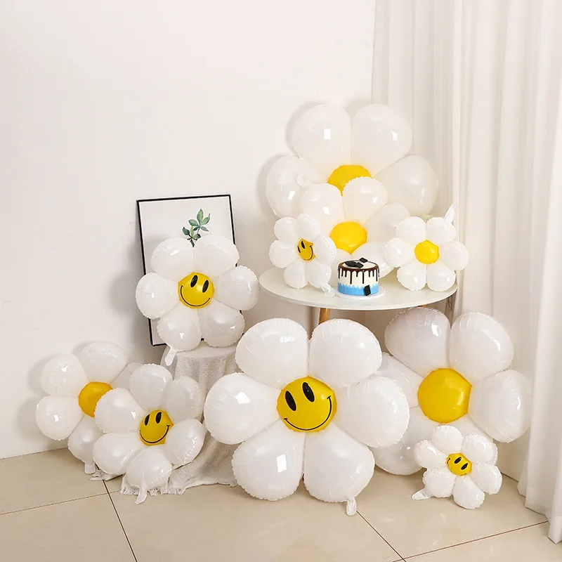 Воздушные шары-подсолнухи из алюминиевой пленки