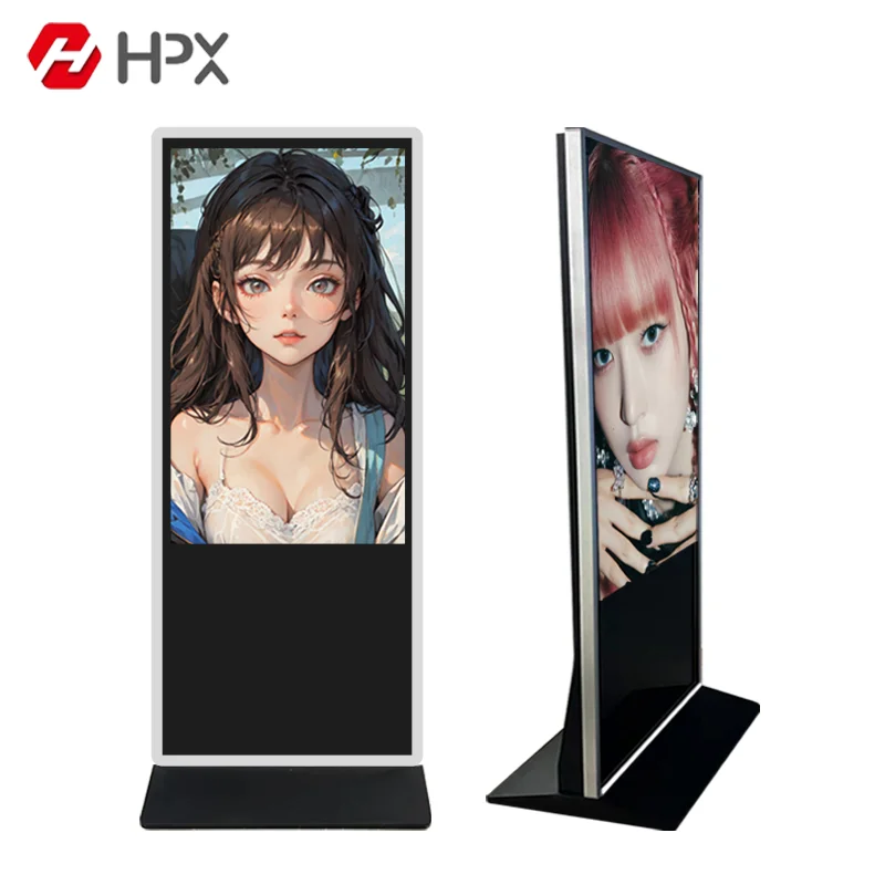 HPX напольные вертикальные интерактивные цифровые вывески Totem LCD TV сенсорные экраны киоск рекламный дисплей для рекламы