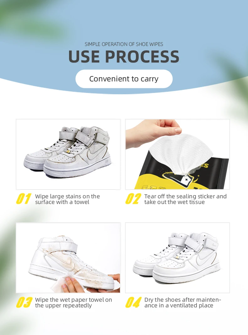 1210--shoes cleaning wipes