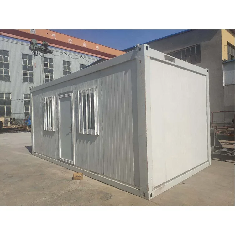 China simple cheap flat pack sandwich panel container house prefab house