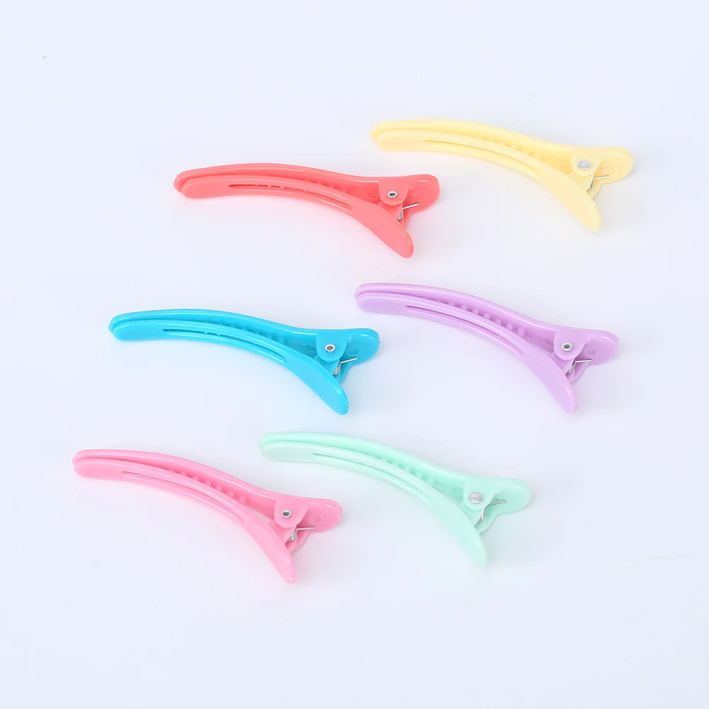 Taimeng INS Hot Selling 5.5cm BB Rectangle Shape Metal Colorful Snap Hair Clip Accessories Candy Color Hairgrips For Girls
