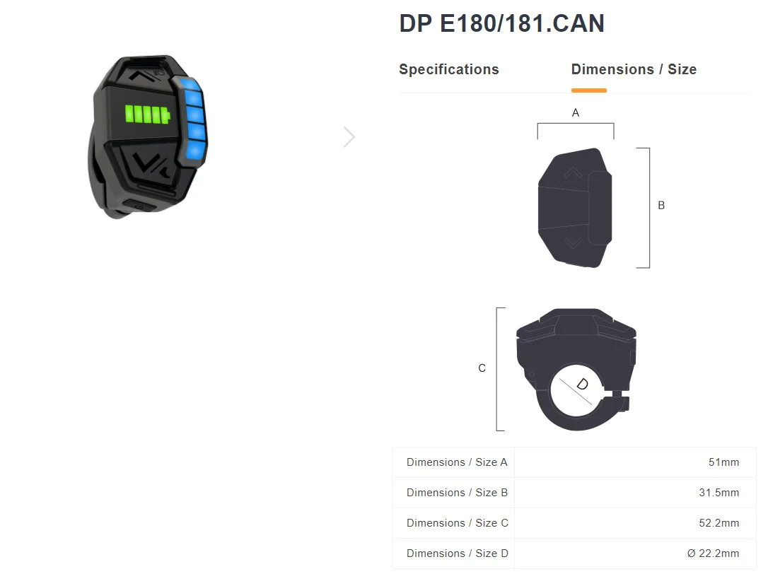 Bafang newest DPE181  display with Bluetooth for bafang M510/M600/M560/M410 motor