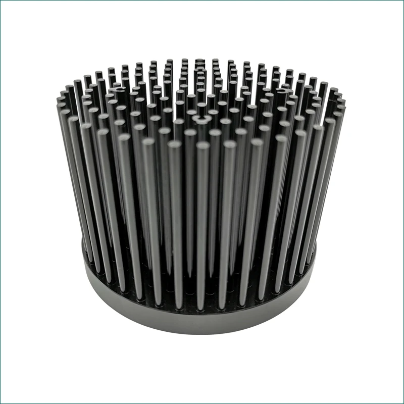 Led Pin Fin Aluminum Heat Sink, Round Pre-Drilled For Cob Cxb3590 Cxa3050 Bridgelux V28, 50, 65, 100W High Power Sink