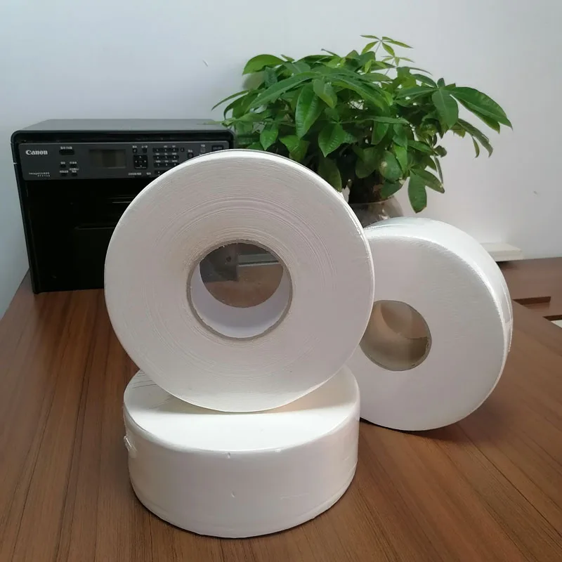 Business jumbo toilet paper virgin wood pulp jumbo roll tissue 2-3 ply 700g toilet paper tissue