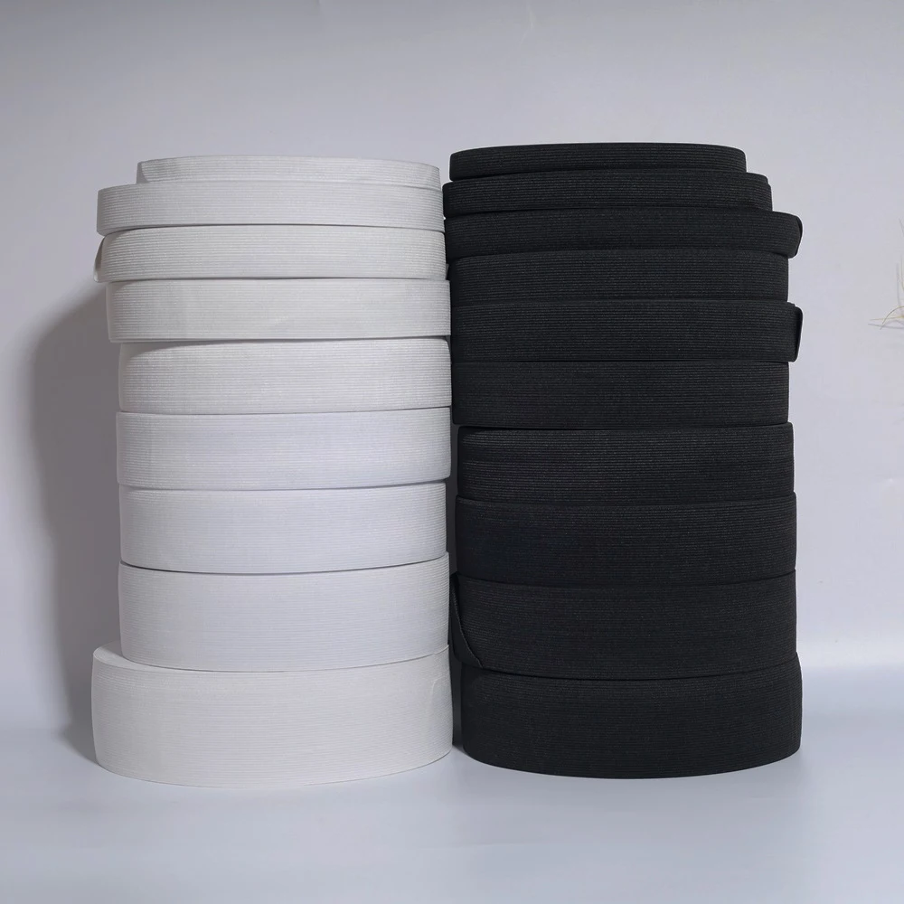 Factory Wholesales 1.5~6cm High Elasticity Crochet Knitted Waistband Elastic band For Pants Underwear