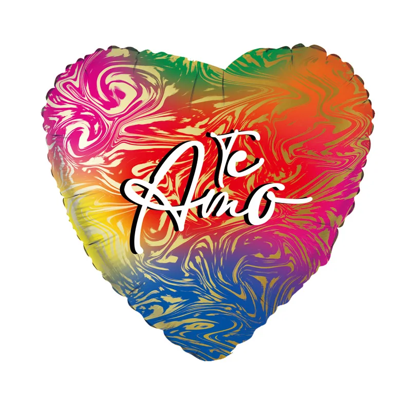 Je AMO wedding balloon foil globos metalicos chrome Spanish balloons for party decorations