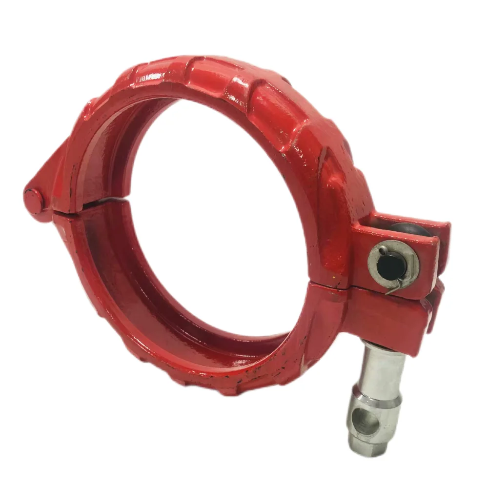 Concrete pump pipe connection parts cast iron clamp dn125 quick coupling