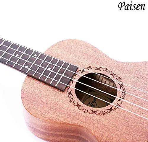 Paisen Mini Guitars Concert Ukulele 23 inch Mahogany Ukulele Bass Customized