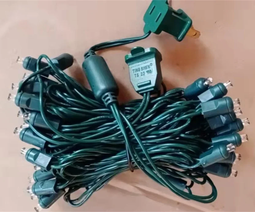 wide angle 5mm led christmas lights 34ft 100bulbs