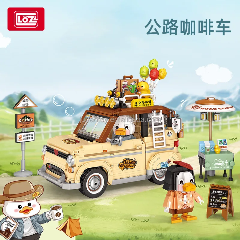 LOZ 1948-1950 camping  party tent  building blocks kits model small particles MOC educational puzzle  blocks toys for kids gift