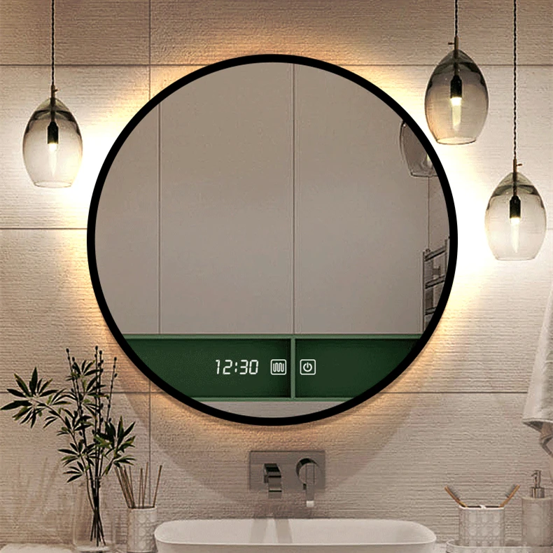 Hot sale Wall Decorative Full Length Mirror For Home Hotel Led Mirror Luxury Smart Customized Switch