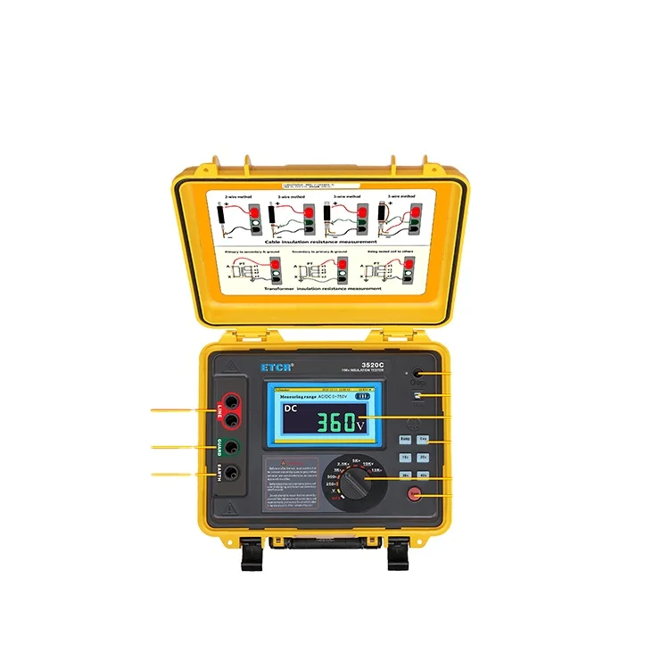 Pakistan Malaysia digital micro ohm meter programmable insulation resistance